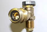 Forklift Cylinder Valve Liquid propane connection and valve for an LPG forklift